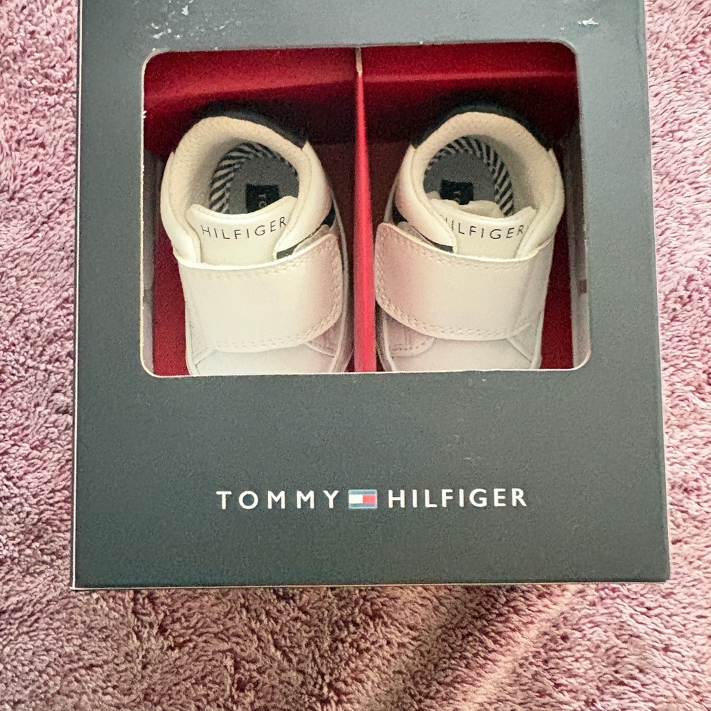 Tommy Hilfiger Kids White Sneakers